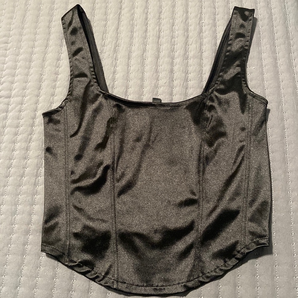 Black corset top